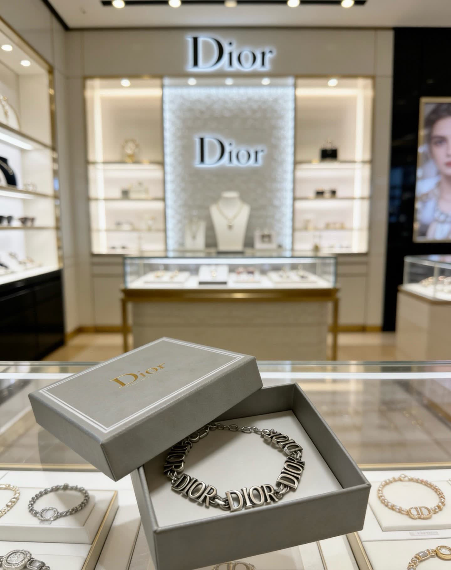 Dior Silver Tone Bracelet