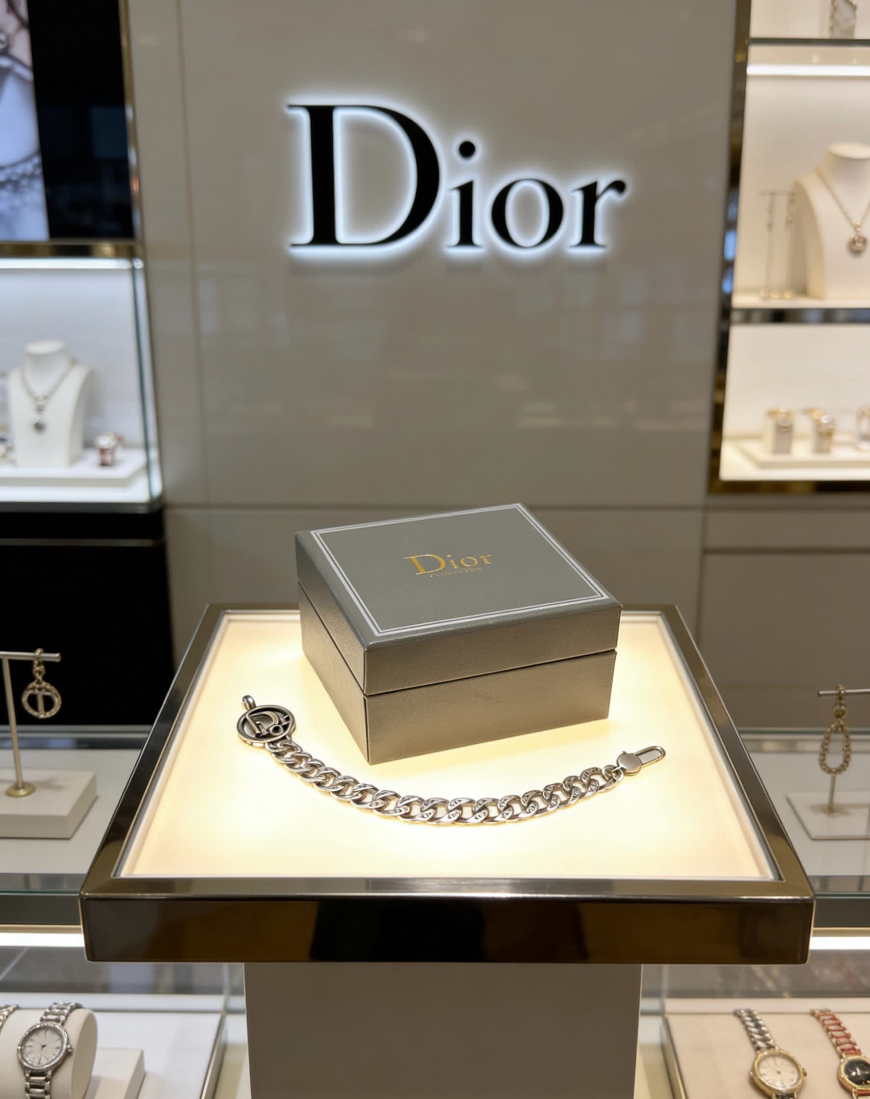 Dior Silver Chain Bracelet