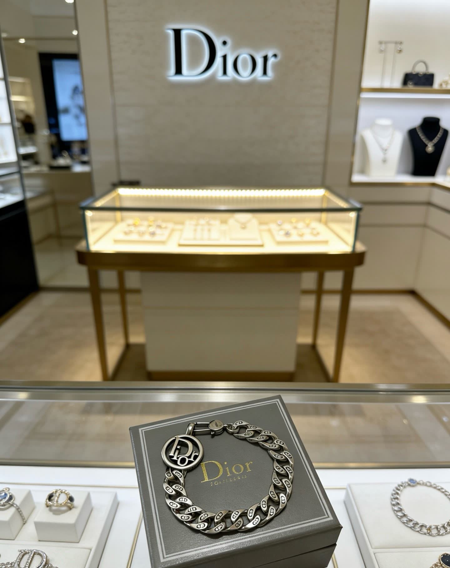 Dior Silver Chain Bracelet