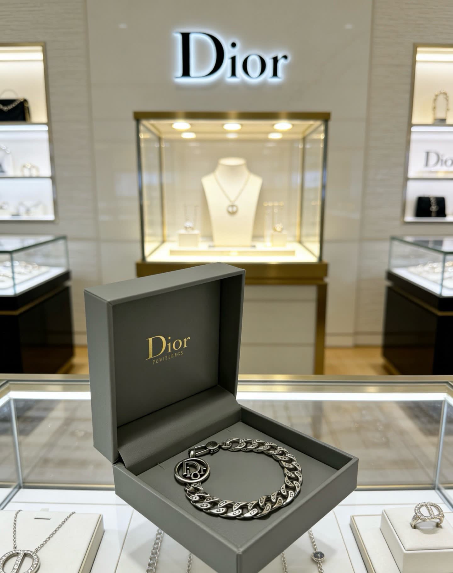 Dior Silver Chain Bracelet