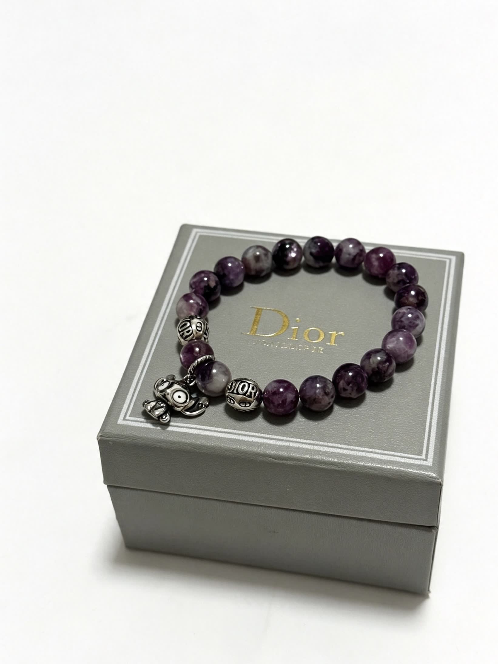 Dior Amethyst Beaded Bracelet Dior Amethyst Beaded Bracelet