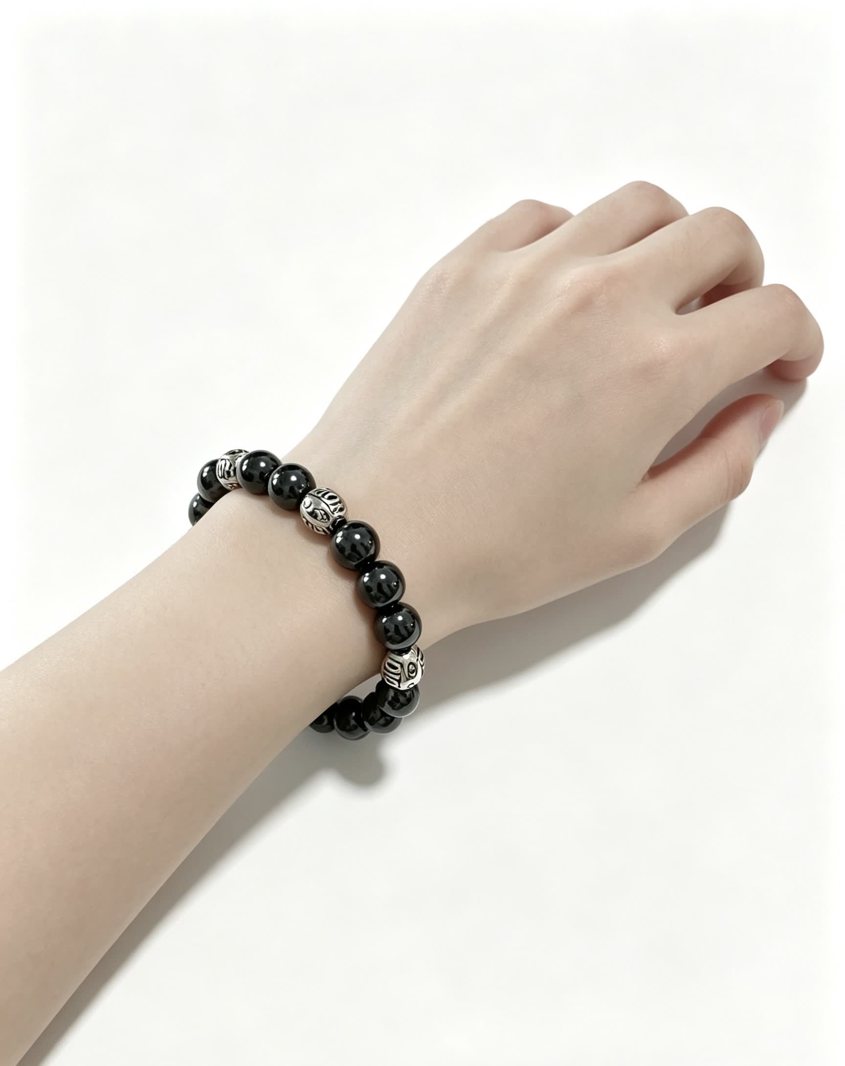 Dior Black Beaded Bracelet
