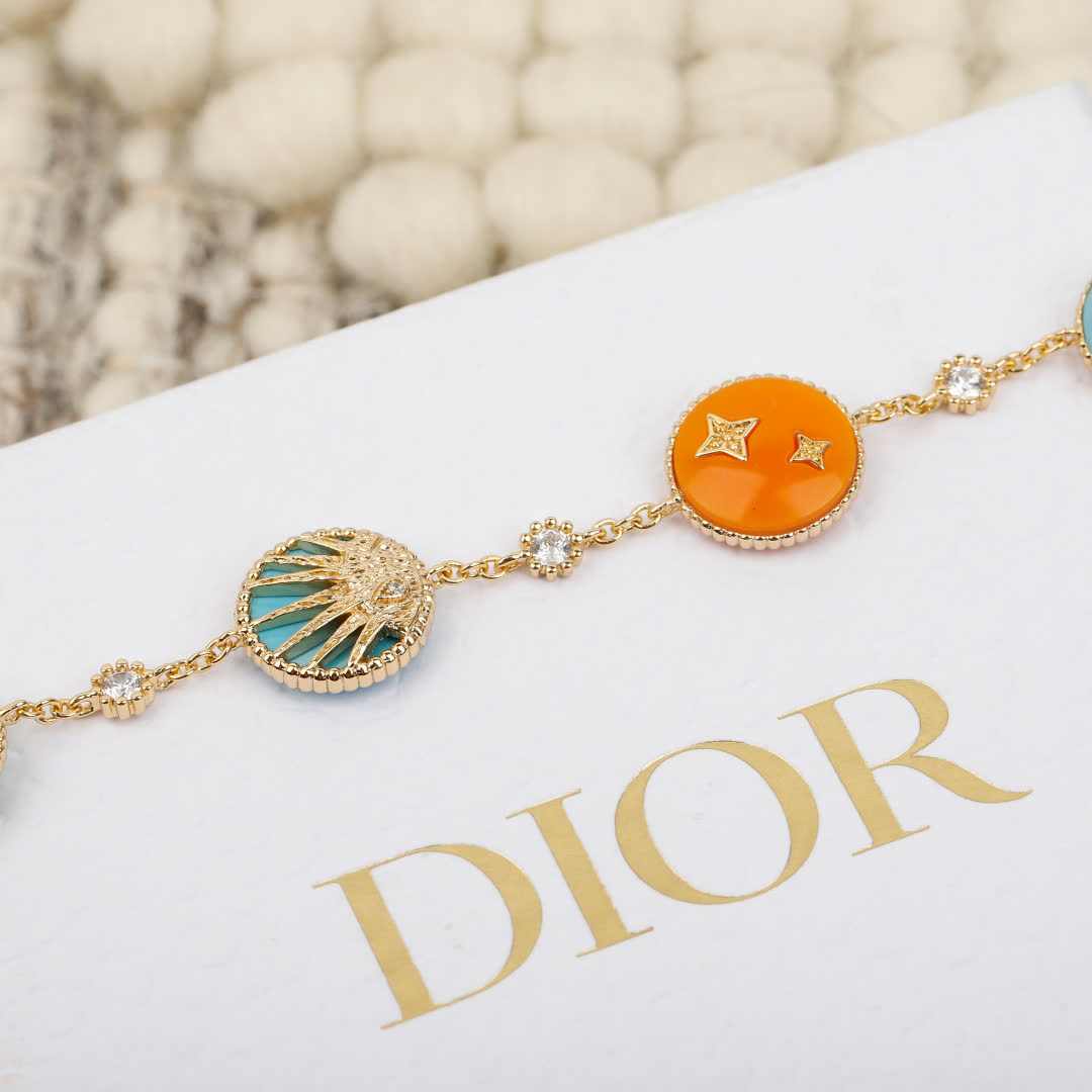 Dior Multicolored Enamel Bracelet