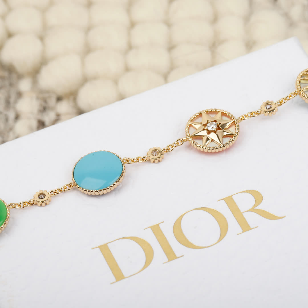 Dior Multicolored Enamel Bracelet
