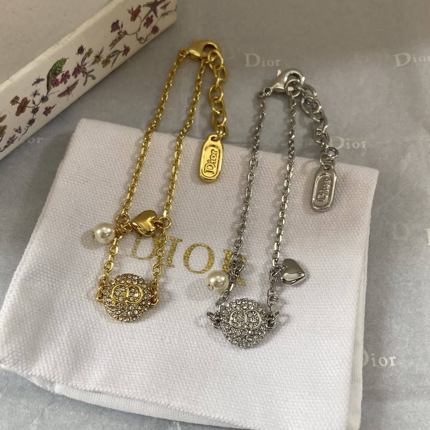 Dior Crystal Heart Bracelet Dior Crystal Heart Bracelet
