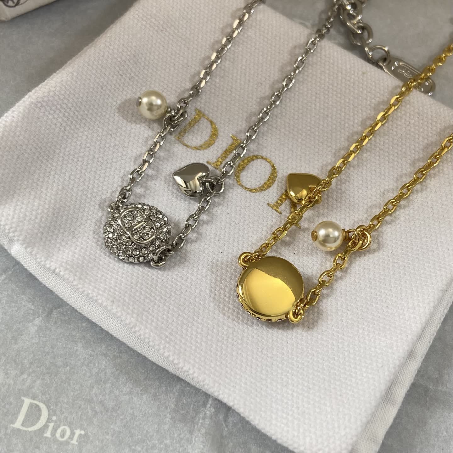Dior Crystal Heart Bracelet