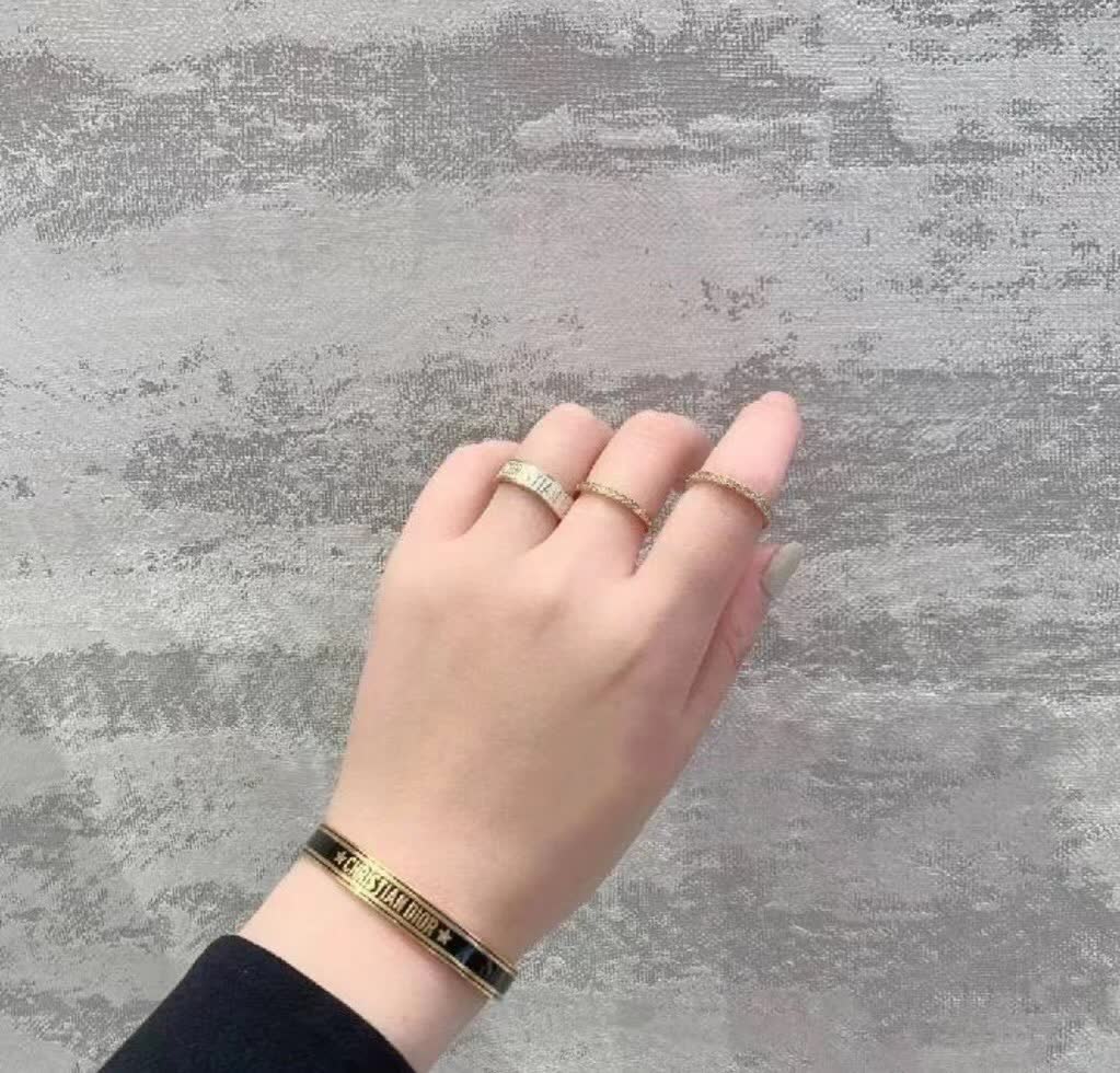 Christian Dior Enamel Cuff Bracelet
