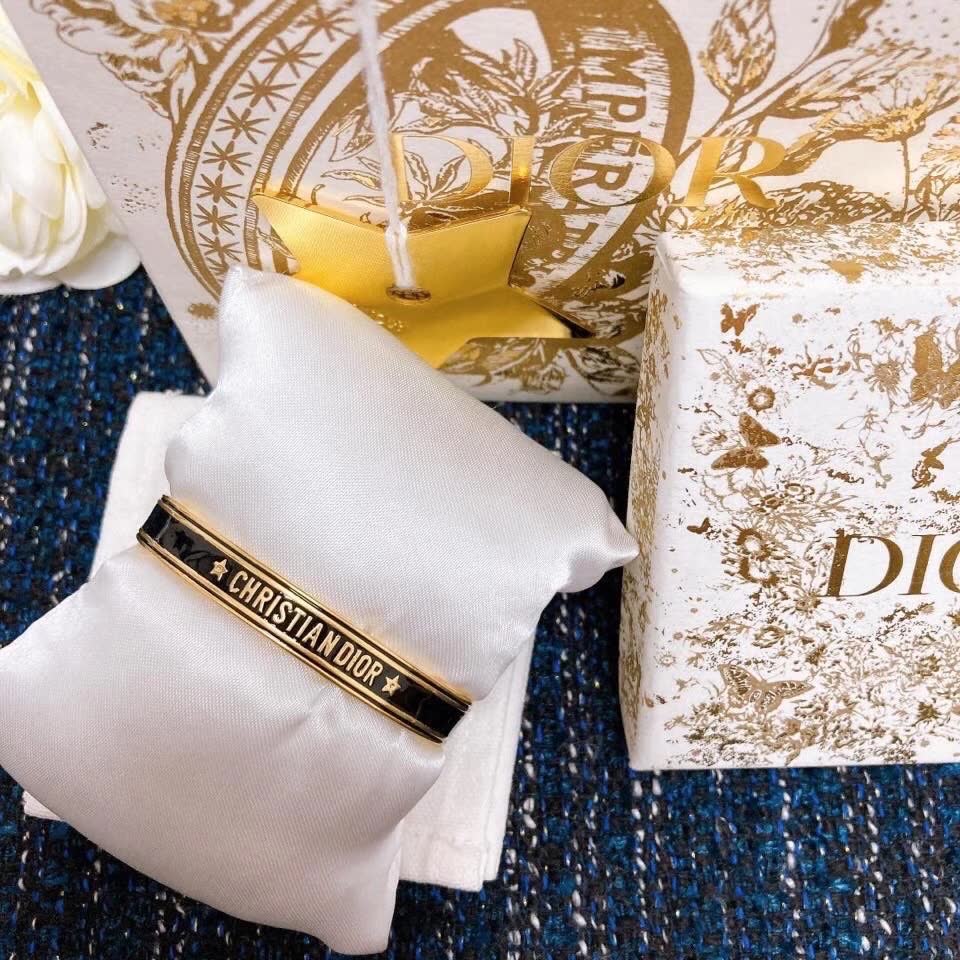 Christian Dior Enamel Cuff Bracelet
