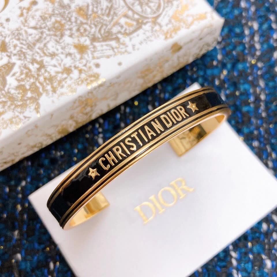 Christian Dior Enamel Cuff Bracelet