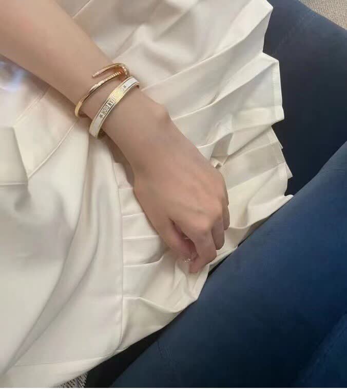 Christian Dior Engraved Bracelet