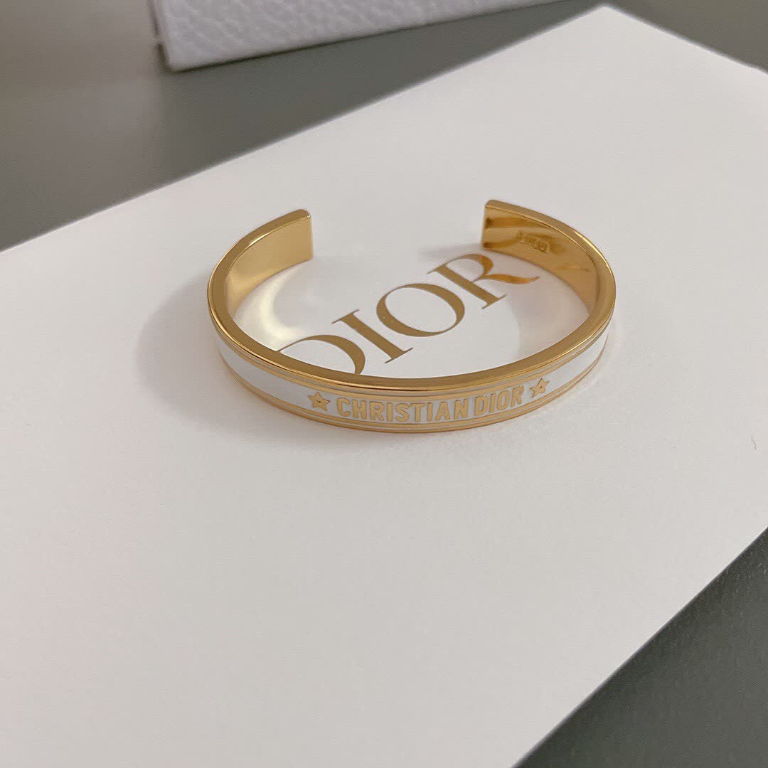 Christian Dior Engraved Bracelet