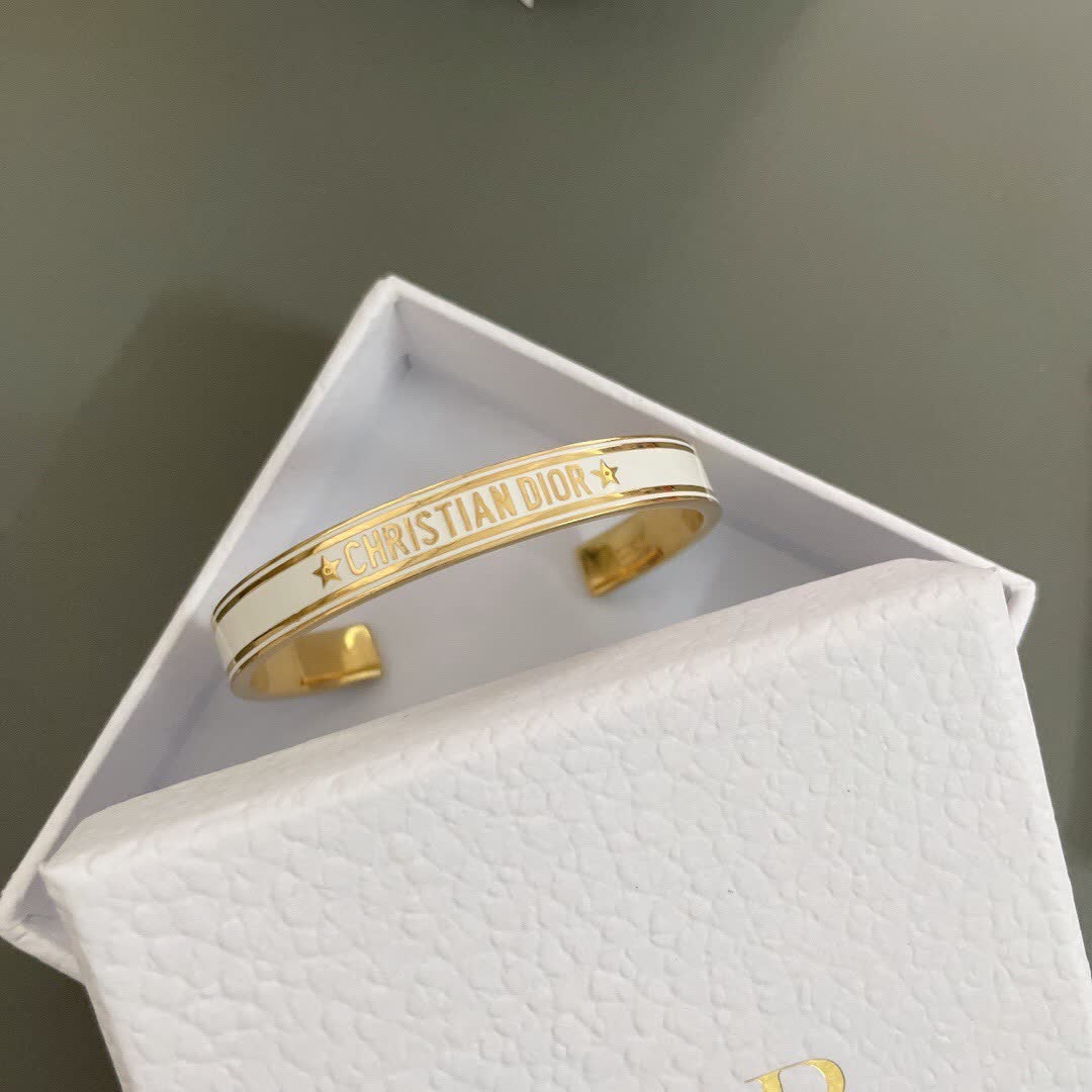 Christian Dior Engraved Bracelet