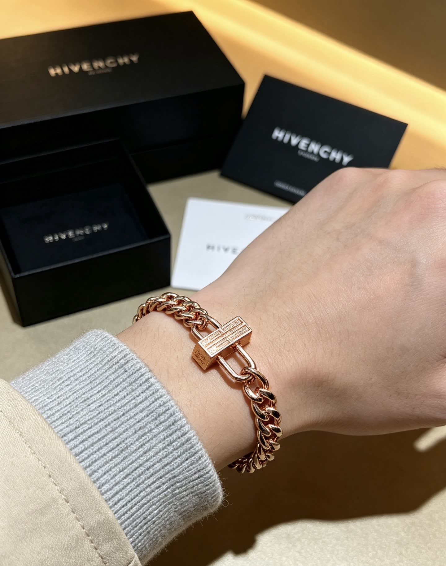 Balenciaga Lock Bracelet