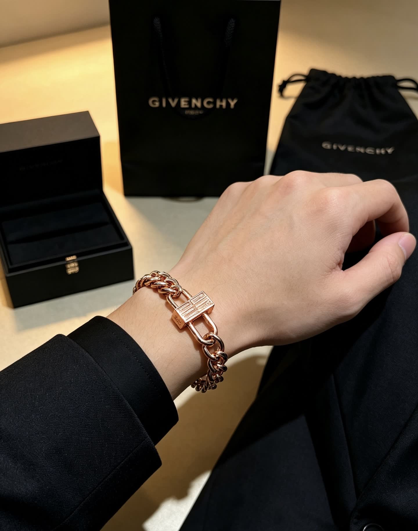 Balenciaga Lock Bracelet