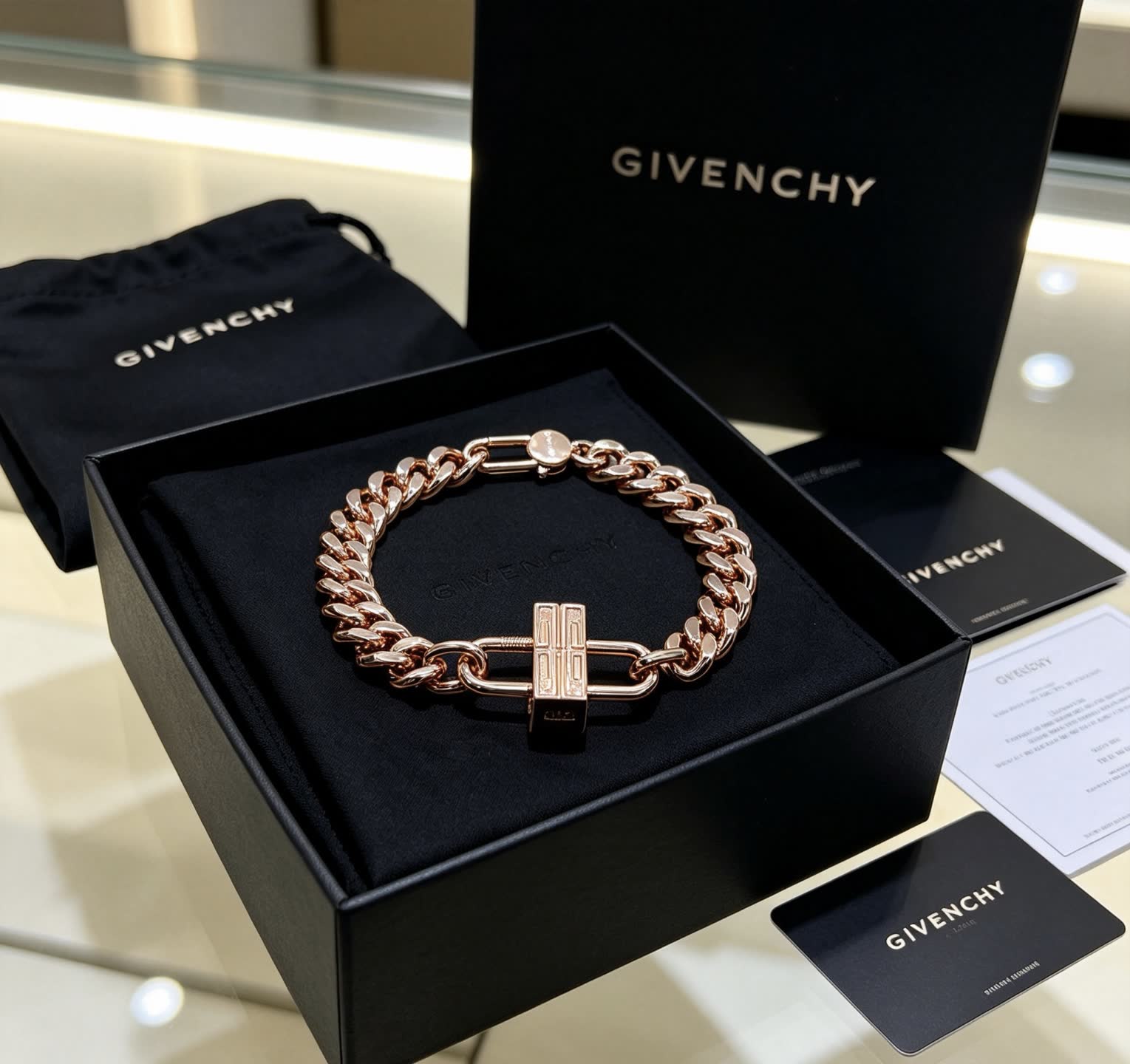 Balenciaga Lock Bracelet
