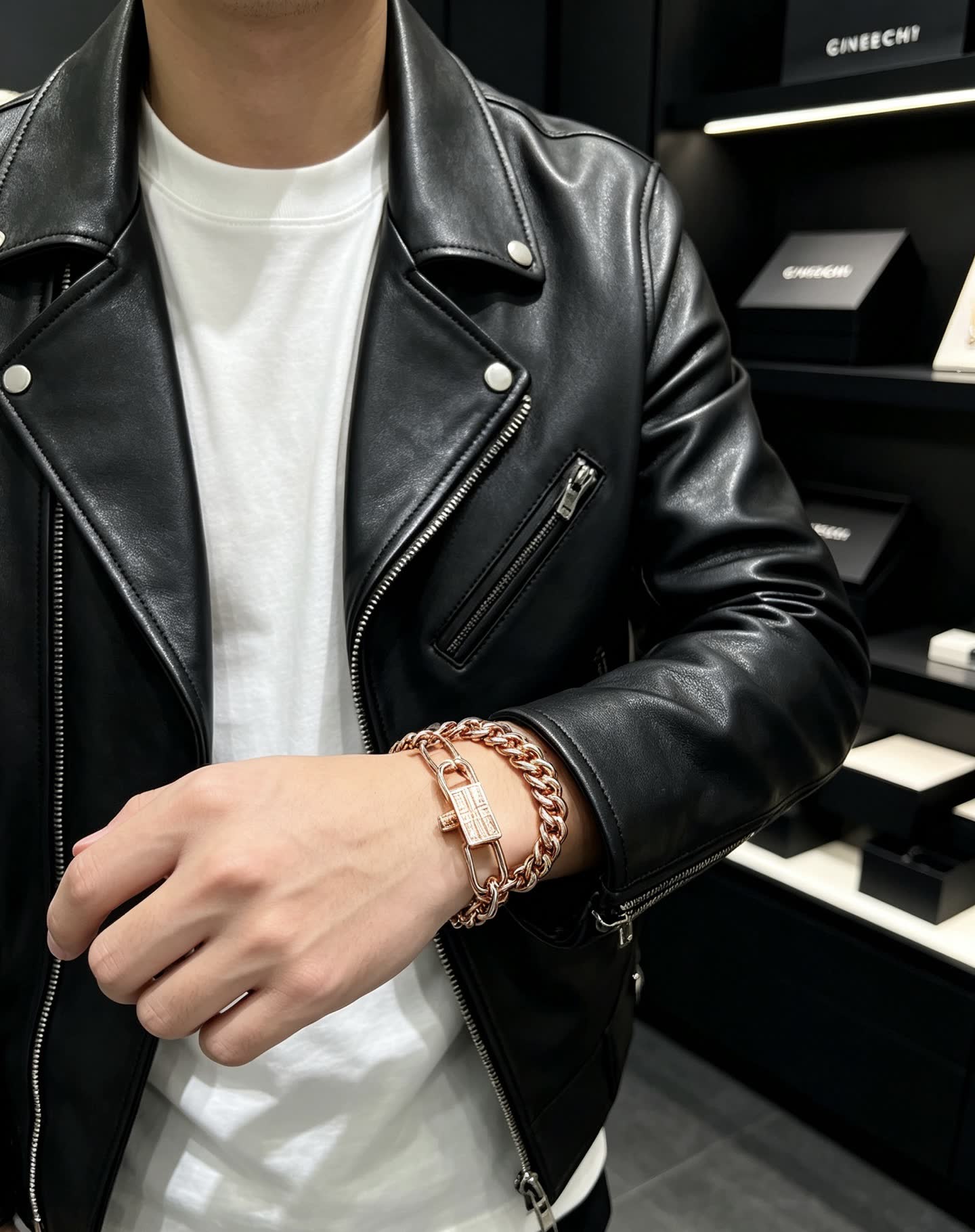 Balenciaga Lock Bracelet