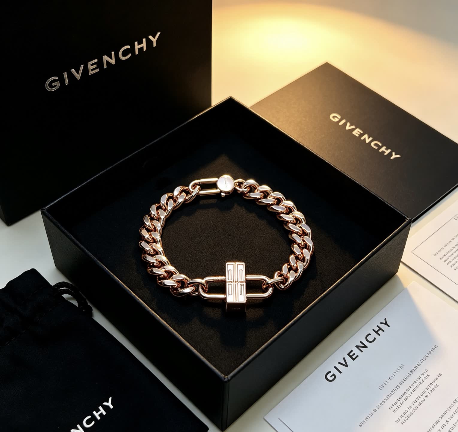 Balenciaga Lock Bracelet