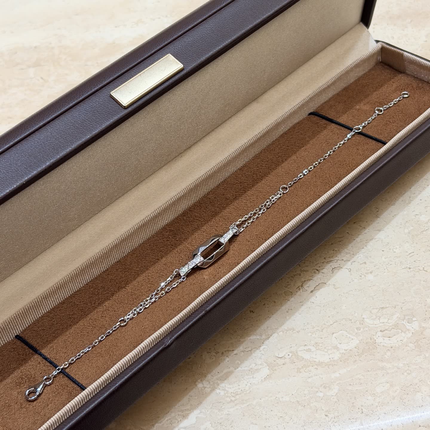 Graff Silver Bracelet with Diamond Accents