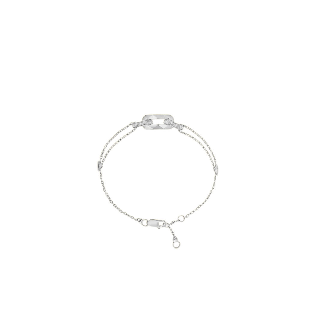 Graff Silver Bracelet with Diamond Accents