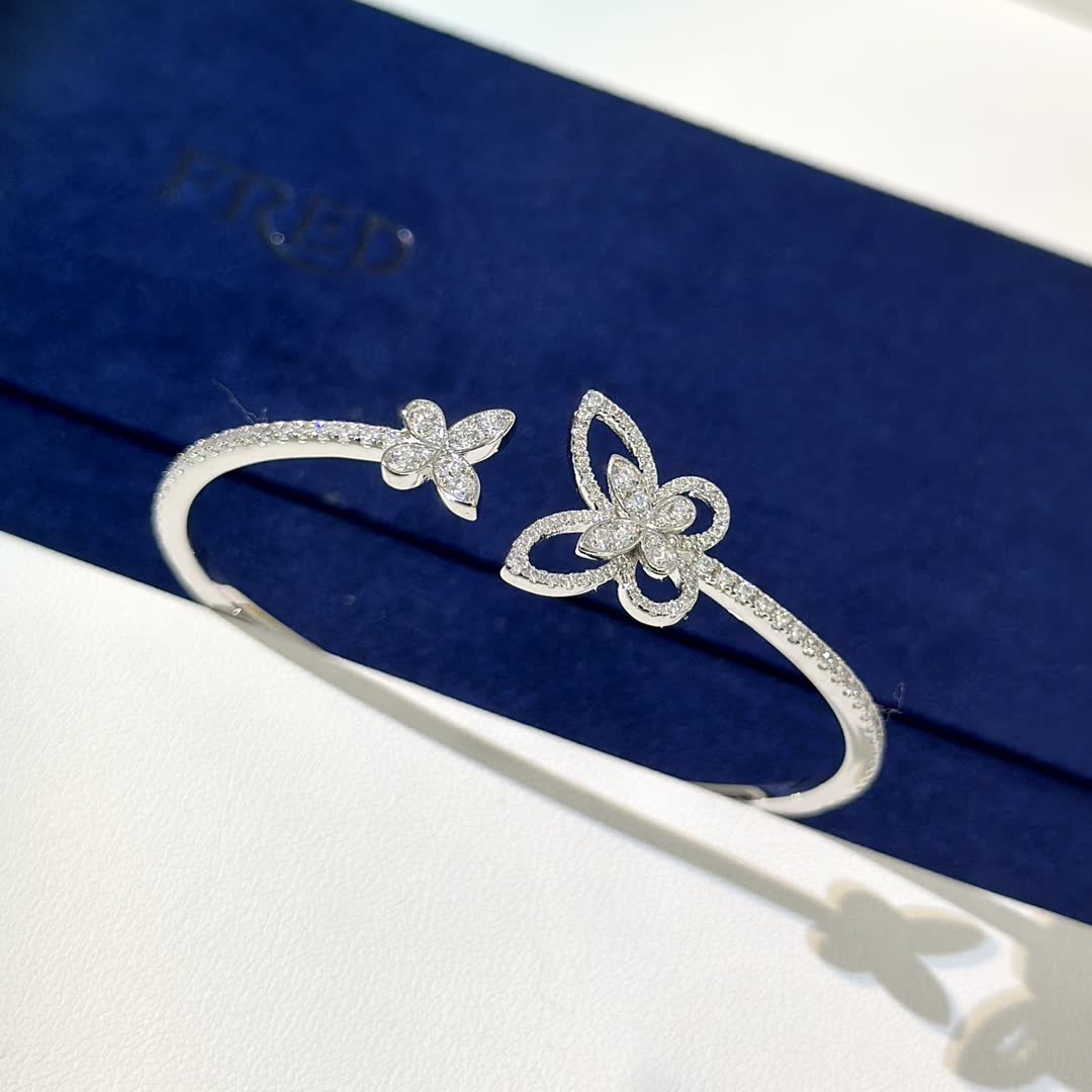 Graff Silver Butterfly Bracelet