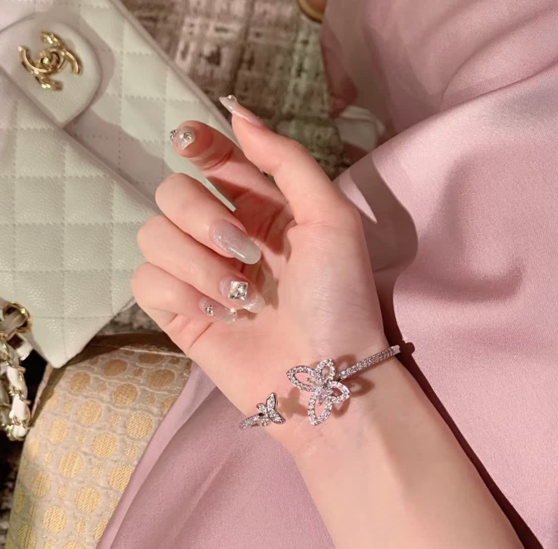 Graff Silver Butterfly Bracelet