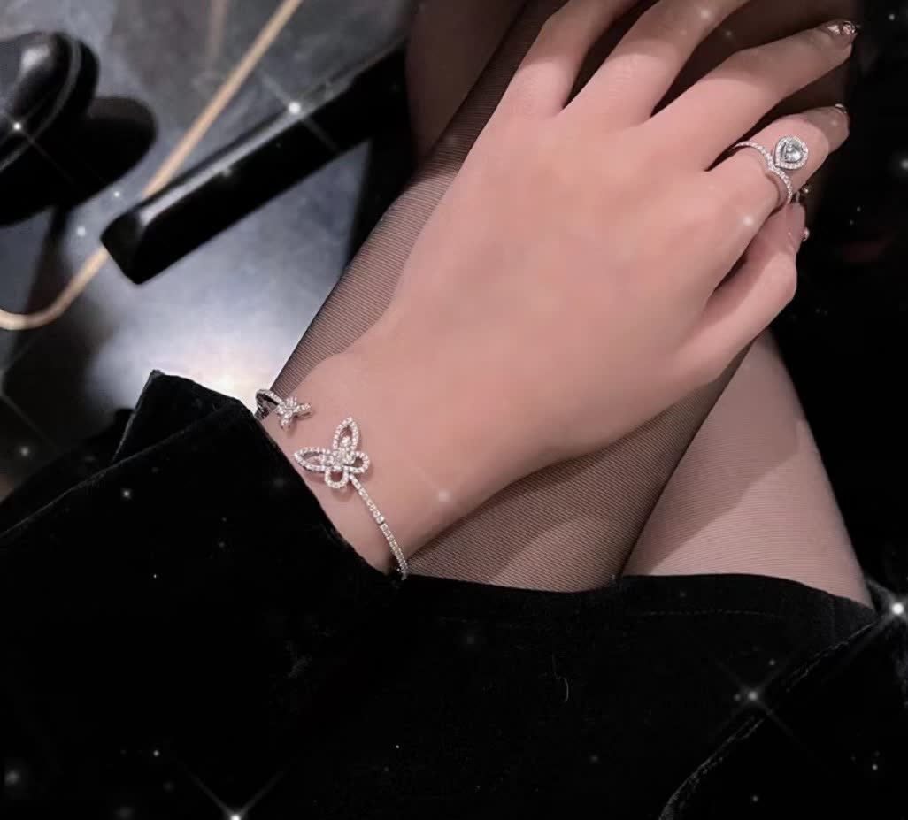 Graff Silver Butterfly Bracelet