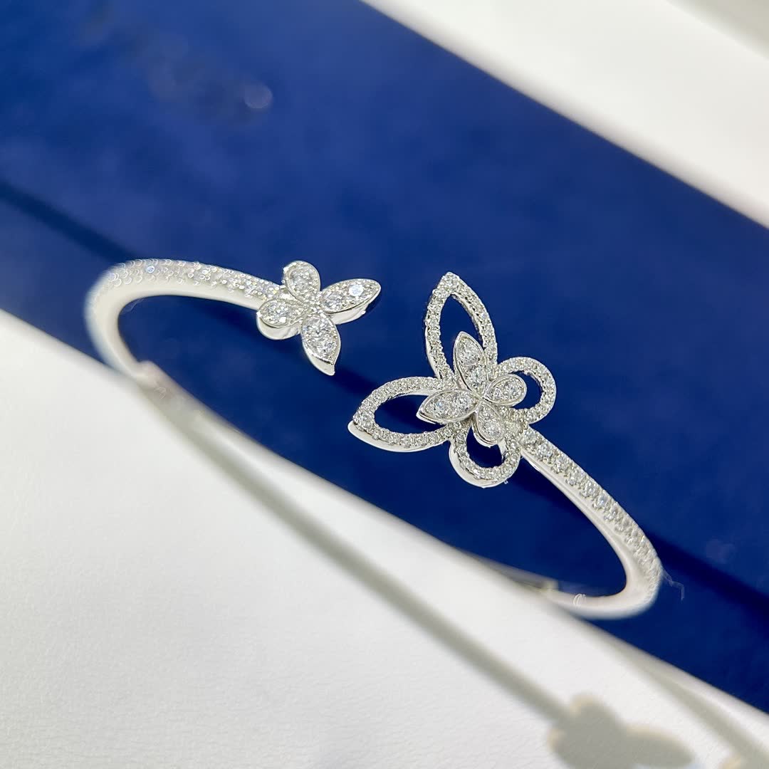 Graff Silver Butterfly Bracelet