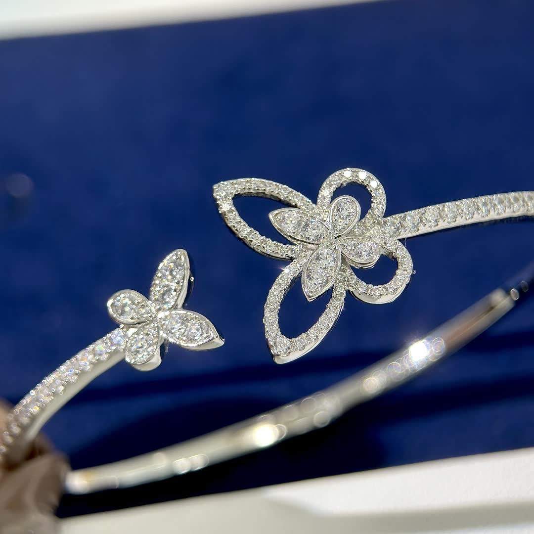 Graff Silver Butterfly Bracelet