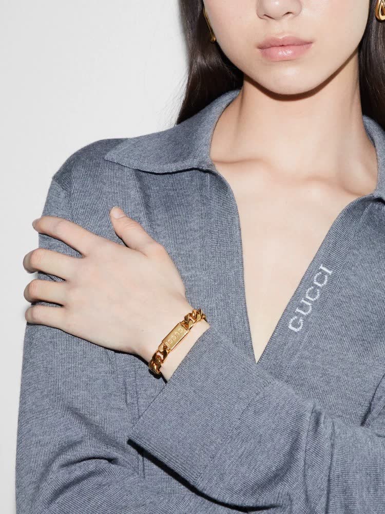 Gucci Gold Chain Bracelet