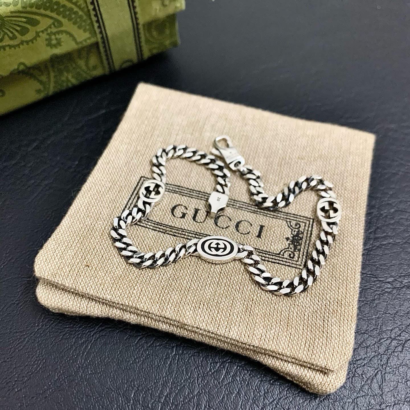 Gucci Silver Chain Bracelet