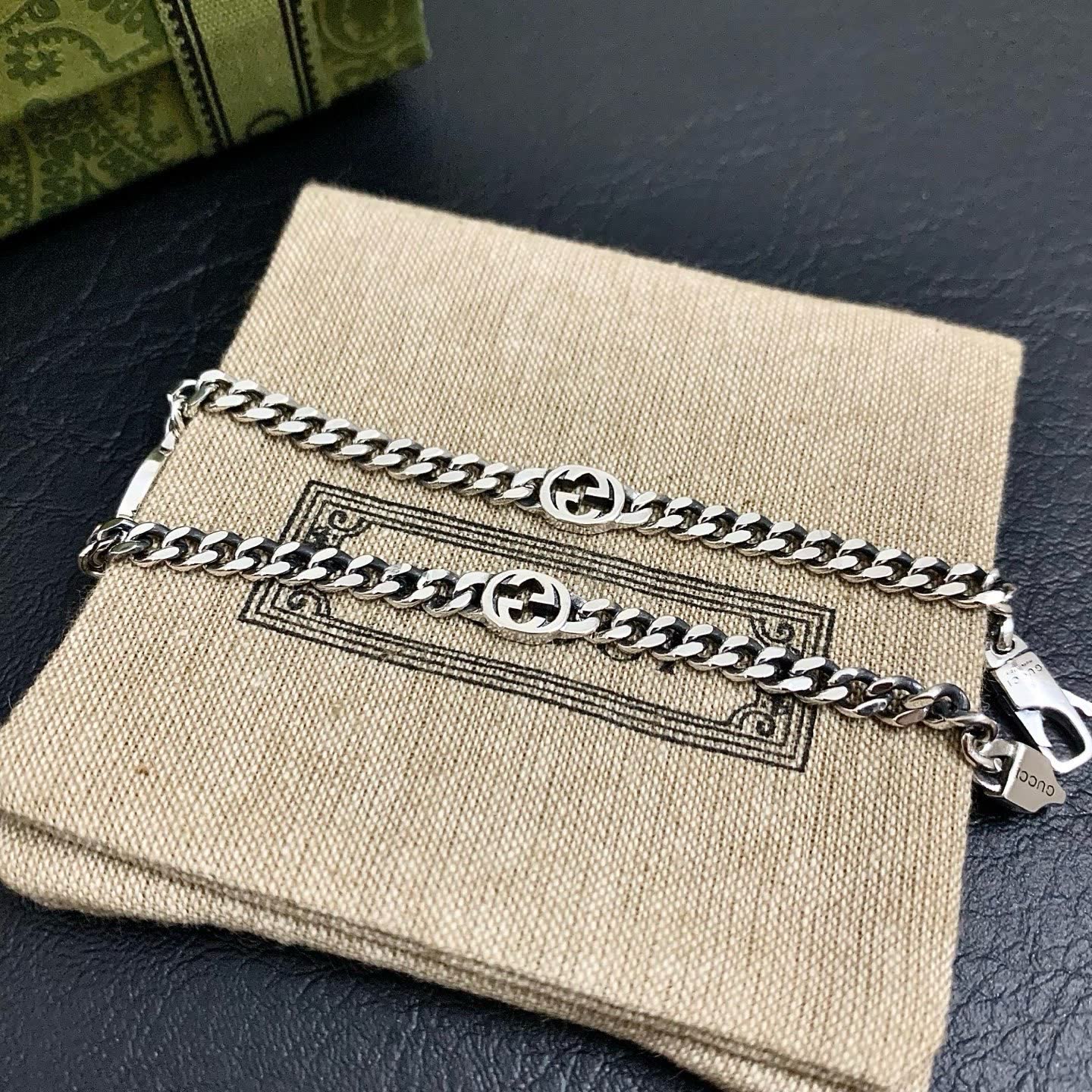 Gucci Silver Chain Bracelet