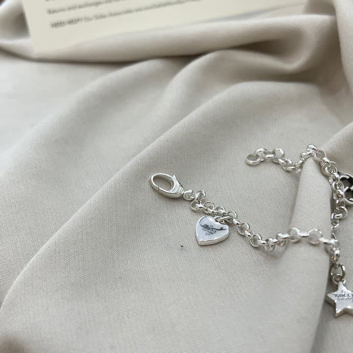 Gucci Silver Charm Bracelet