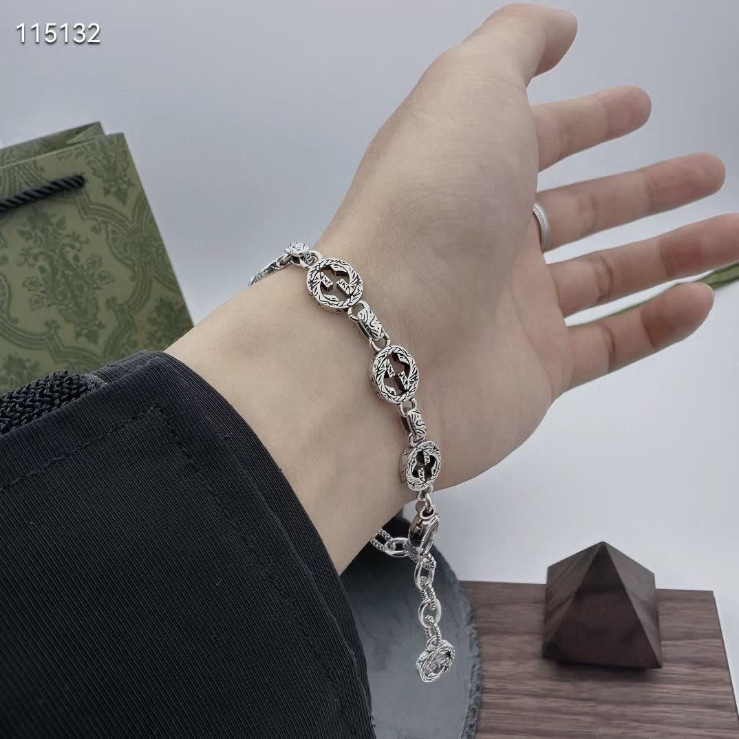Gucci Silver Anchor Bracelet