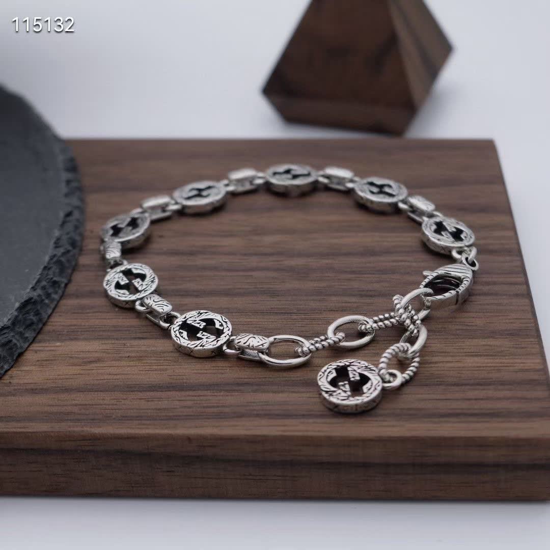 Gucci Silver Anchor Bracelet