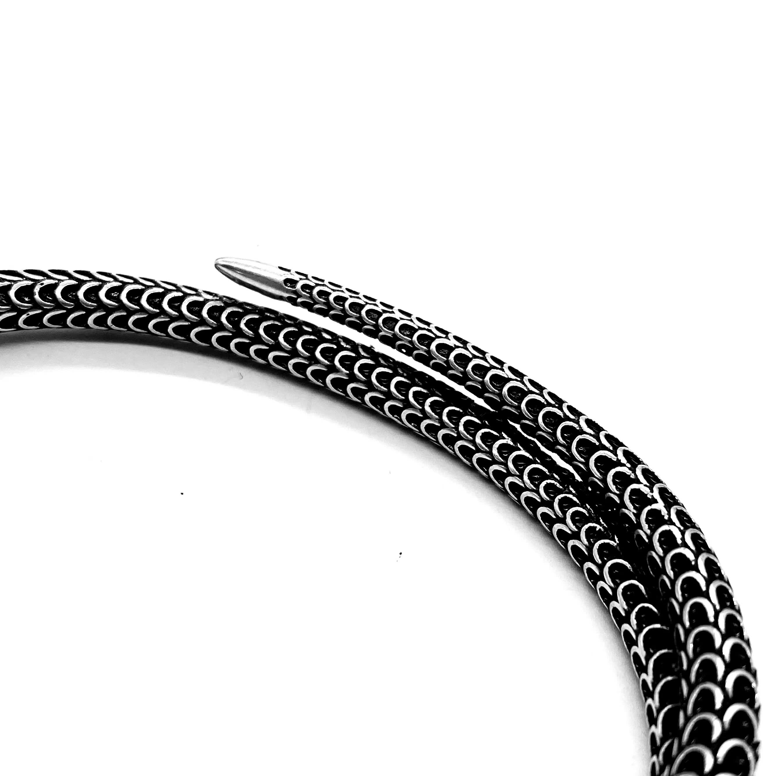 Gucci Silver Snake Bracelet