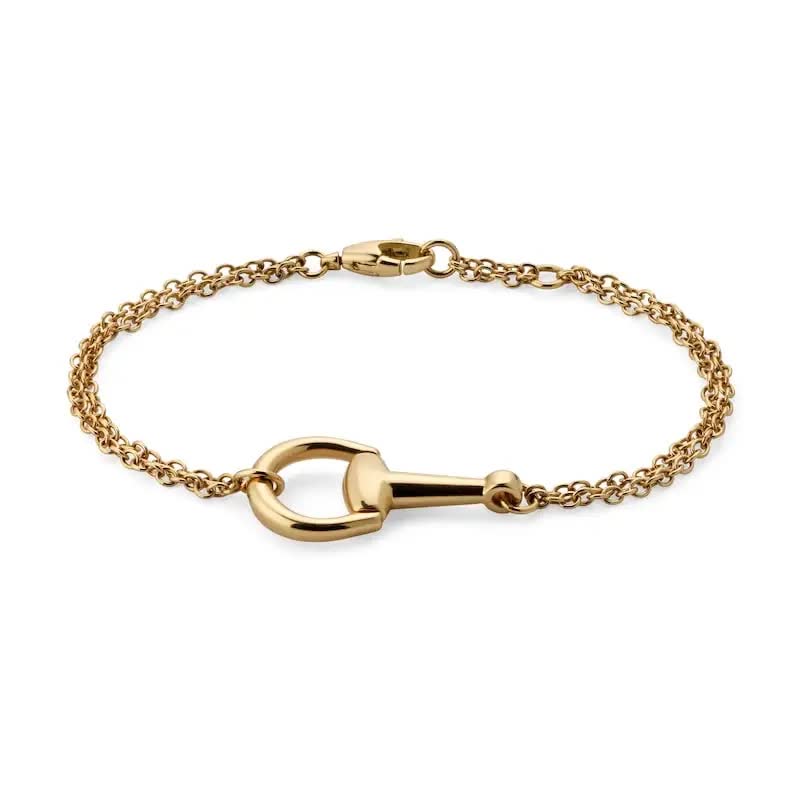 Gucci Gold Horsebit Bracelet