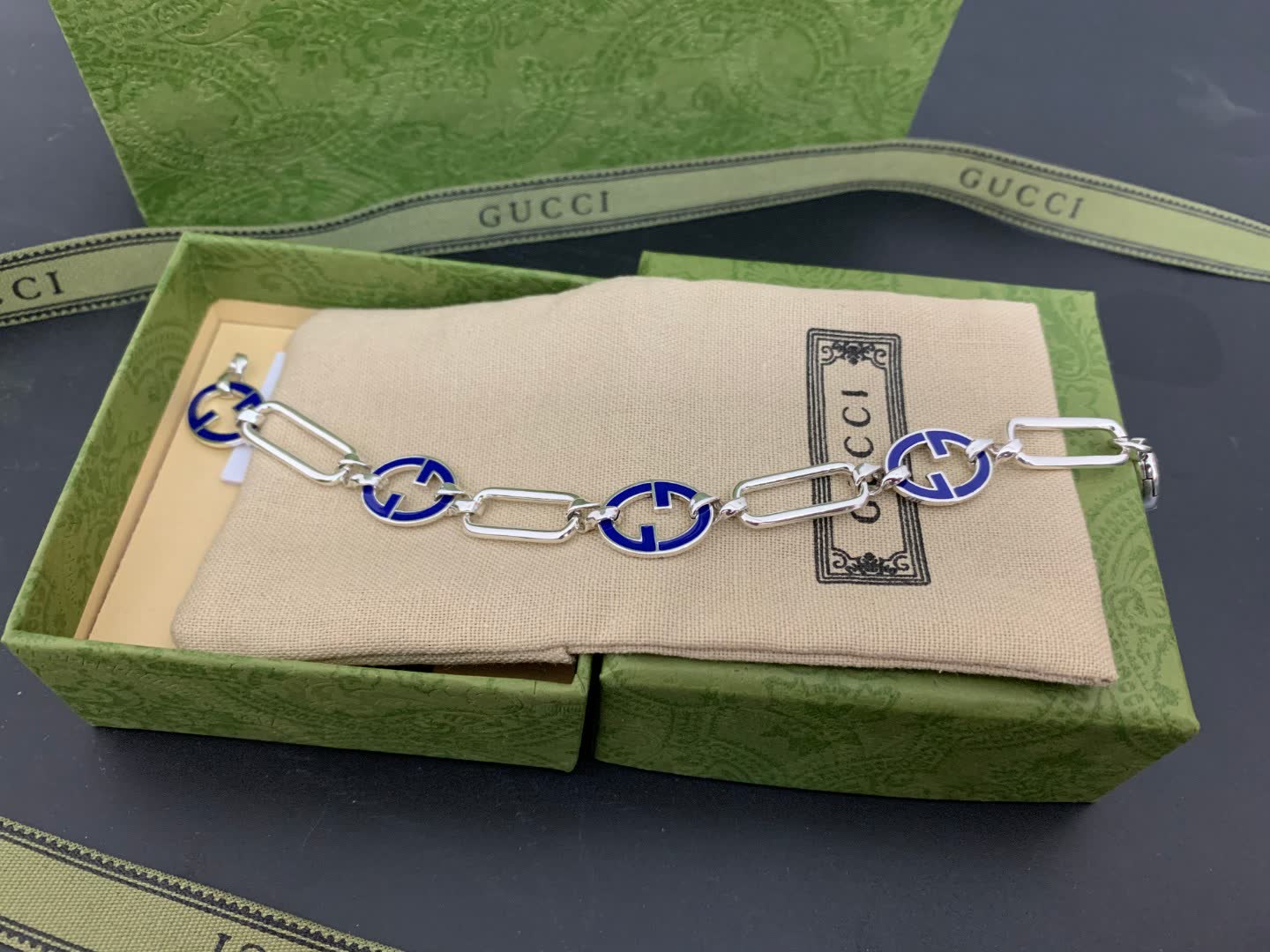Gucci Interlocking G Link Bracelet