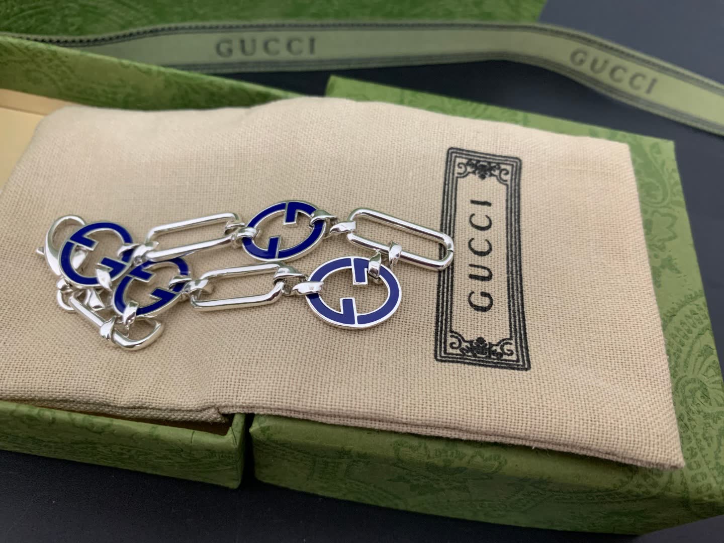 Gucci Interlocking G Link Bracelet