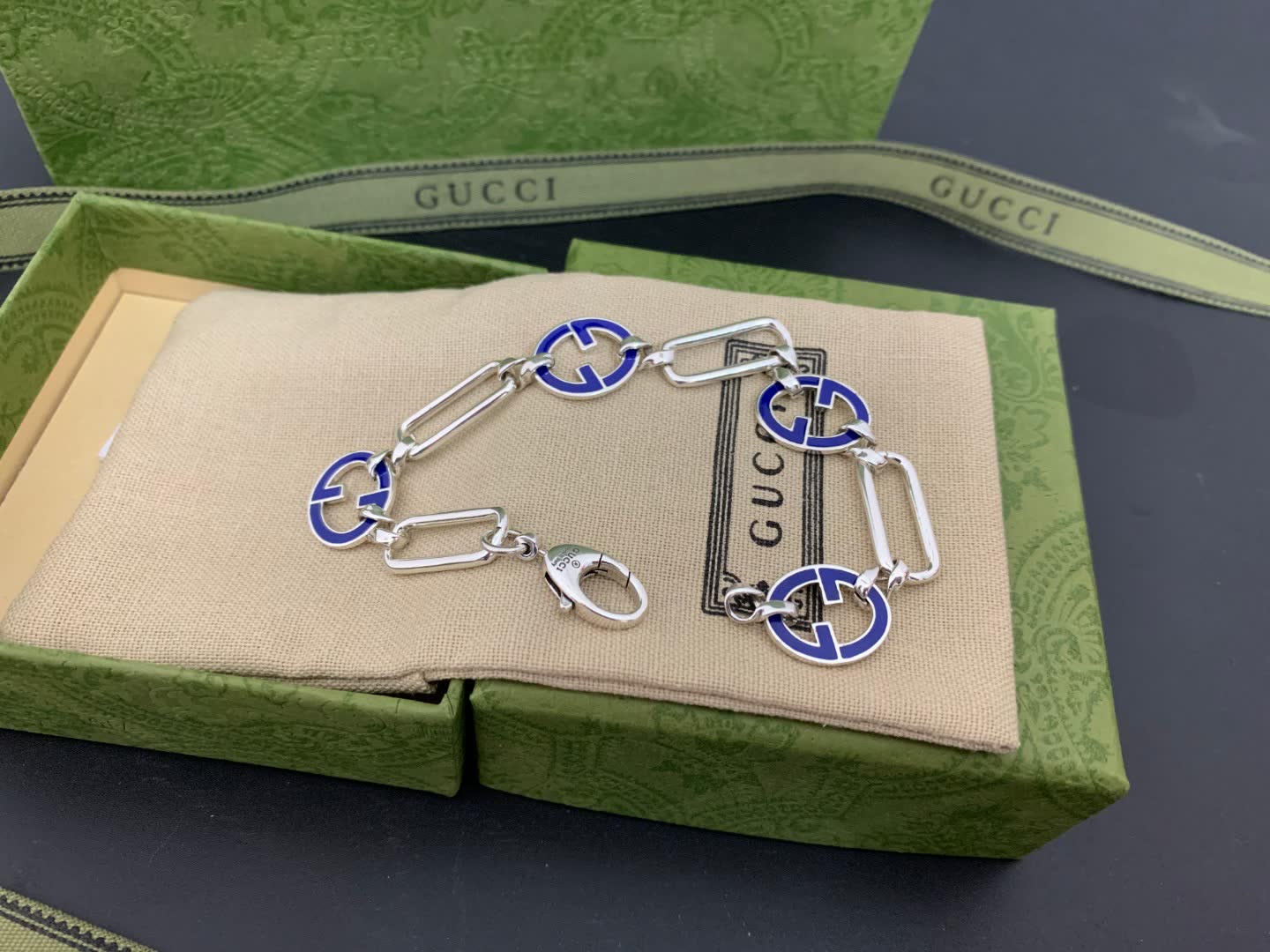 Gucci Interlocking G Link Bracelet