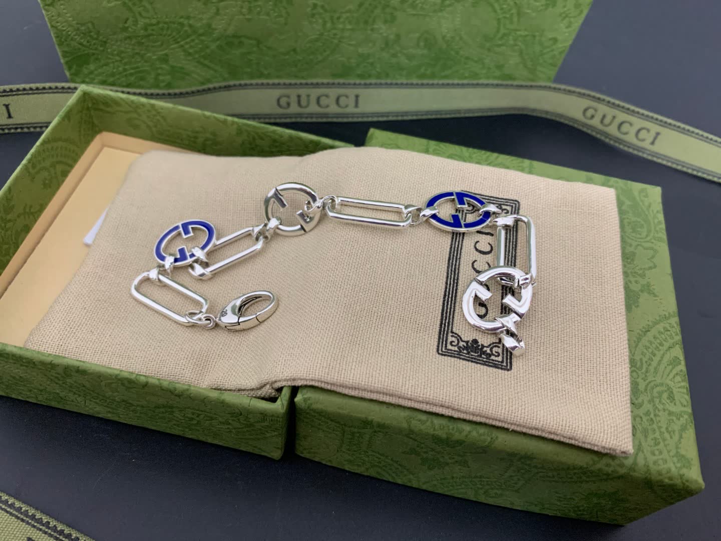 Gucci Interlocking G Link Bracelet