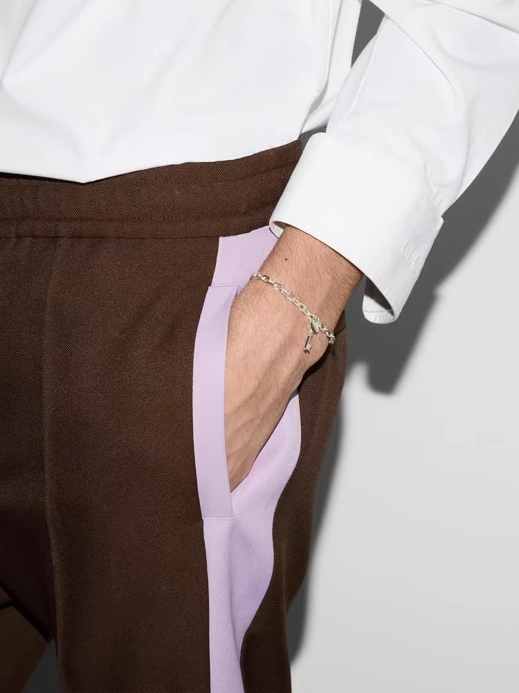 Gucci Silver Key Charm Bracelet