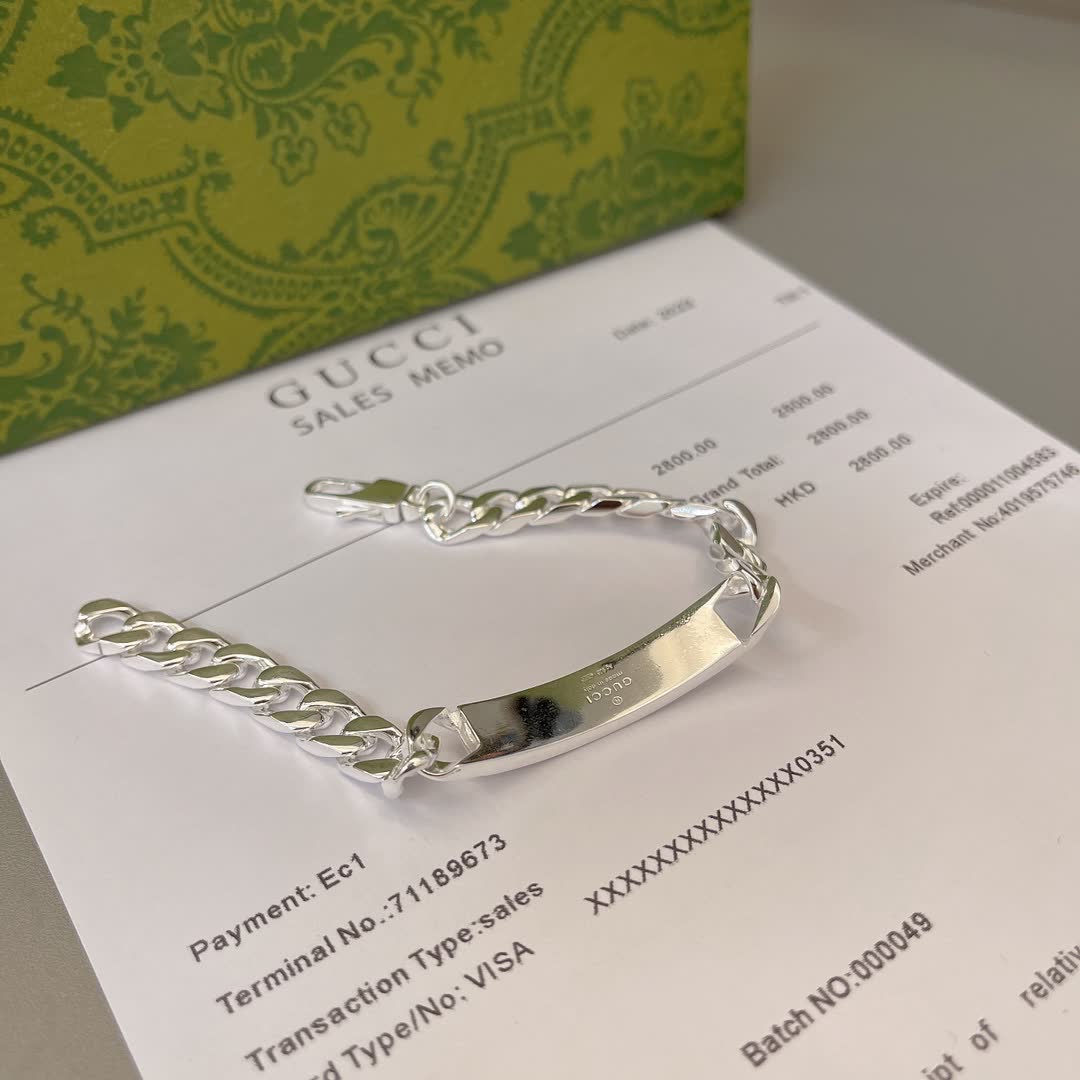 Gucci Silver Chain Bracelet
