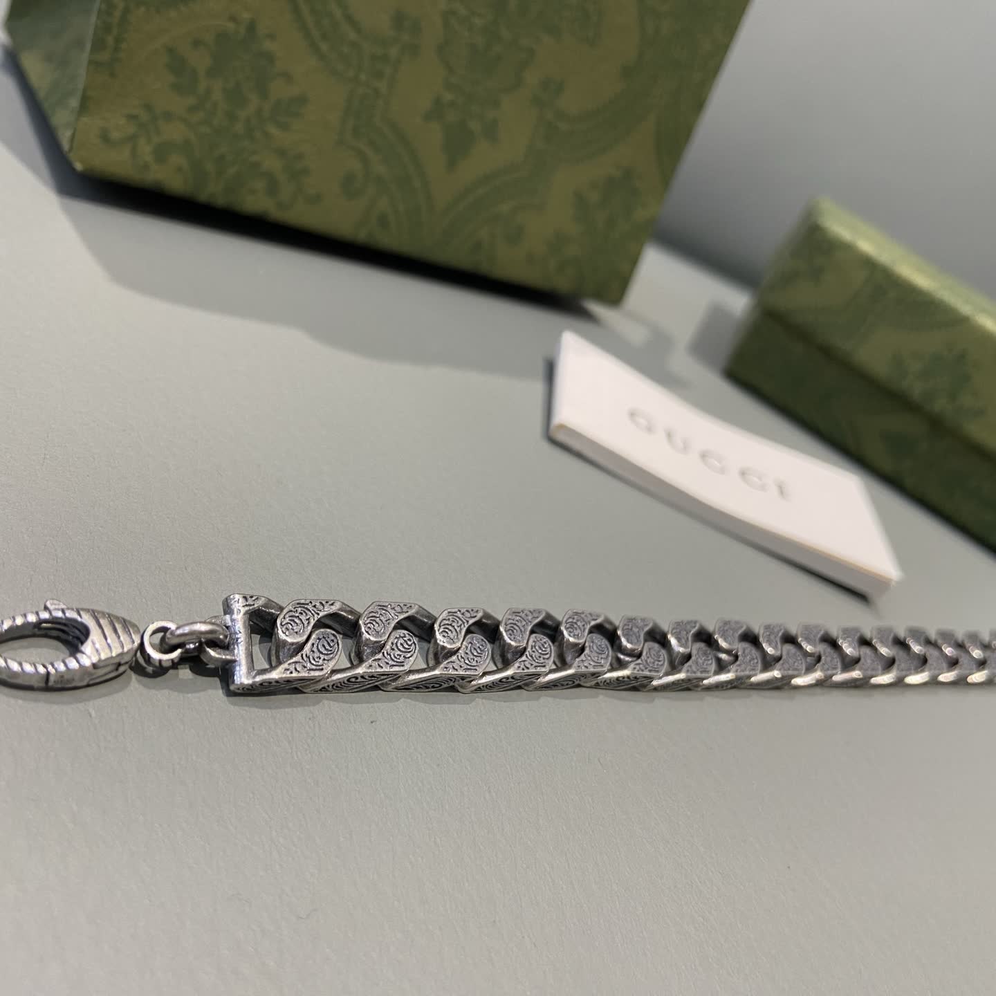 Gucci Silver Chain Bracelet