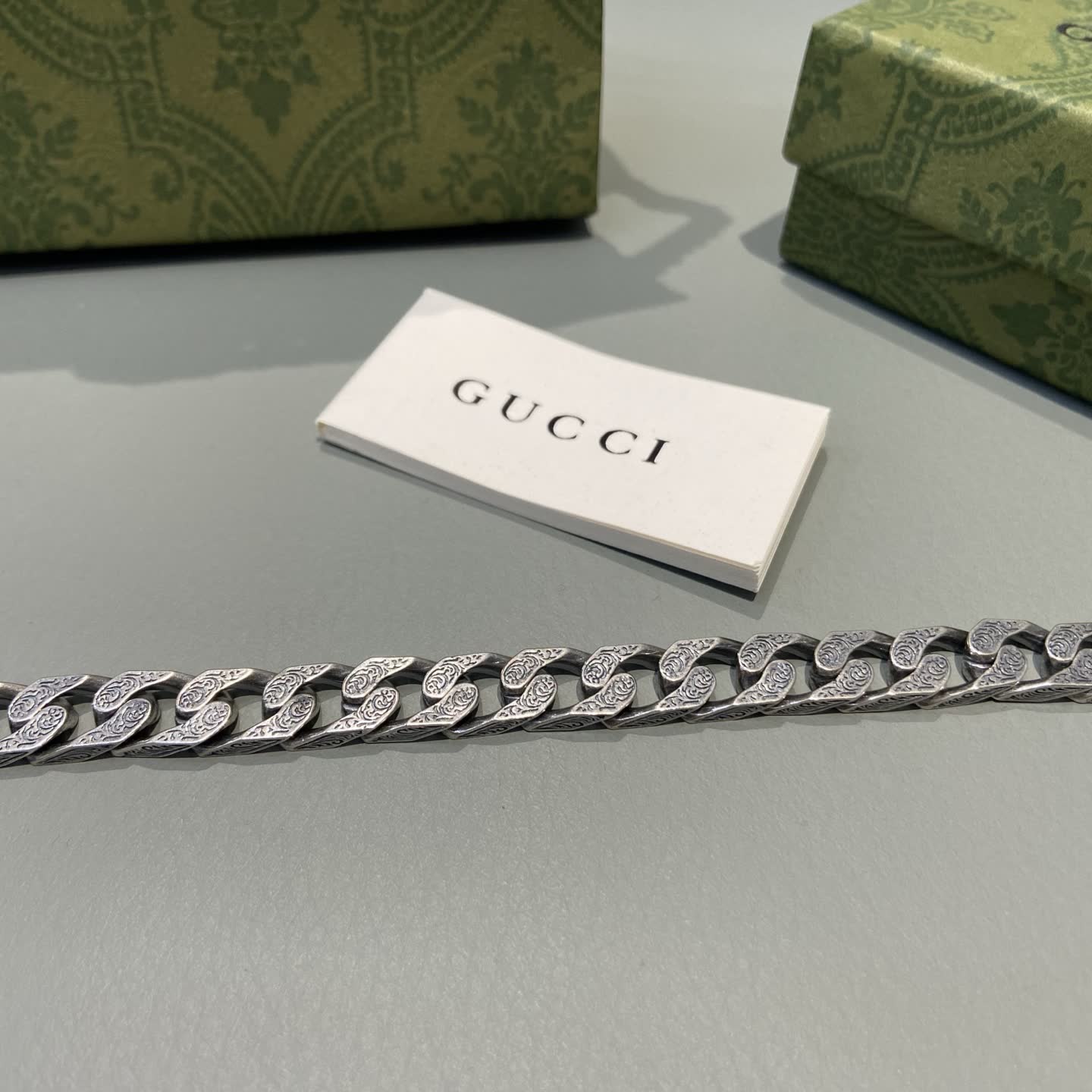 Gucci Silver Chain Bracelet