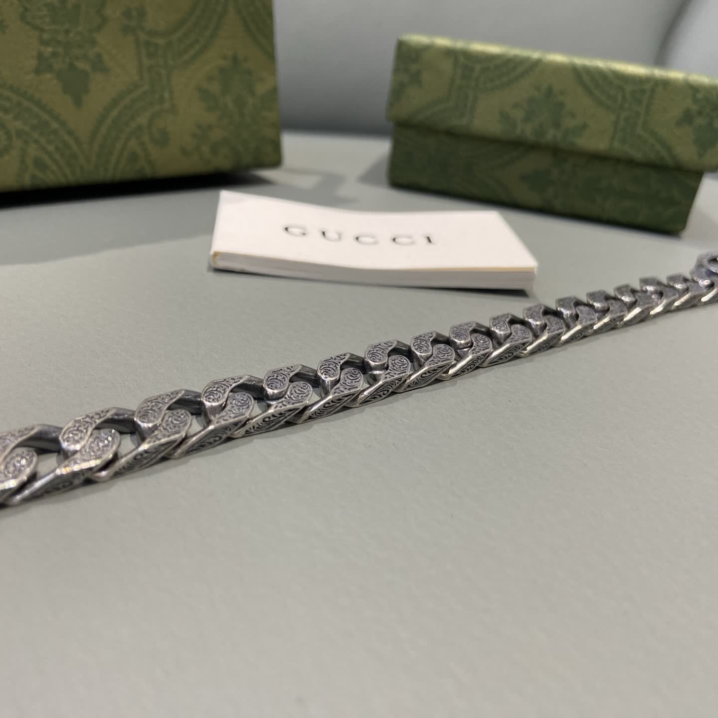 Gucci Silver Chain Bracelet