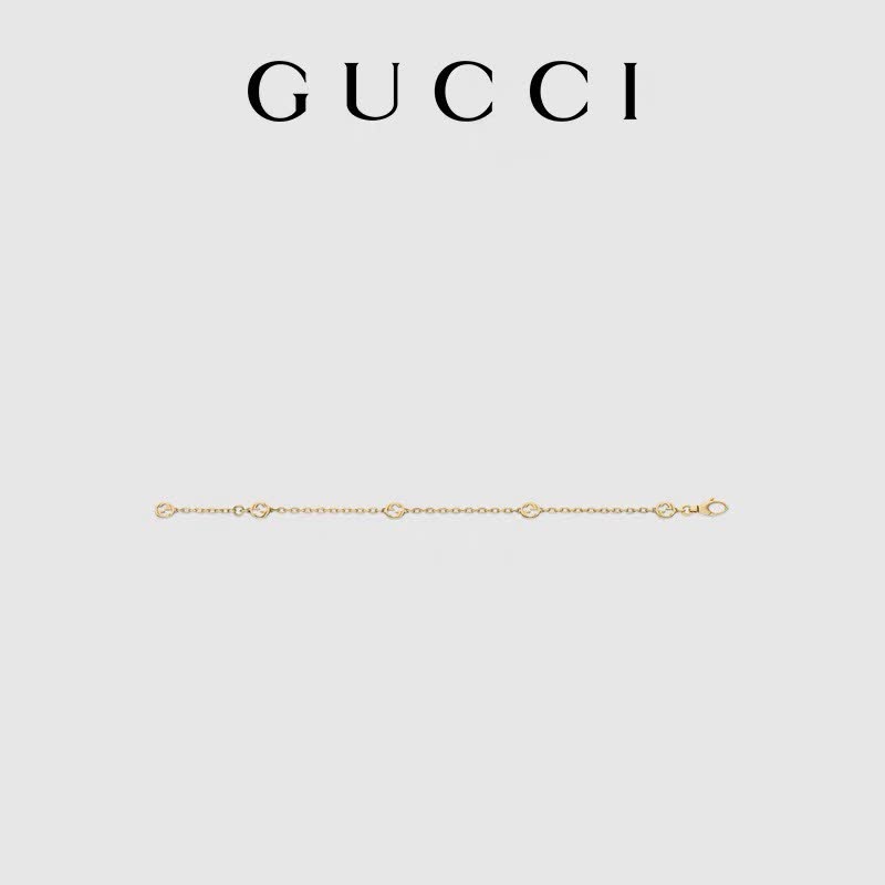 Gucci Gold Interlocking G Bracelet