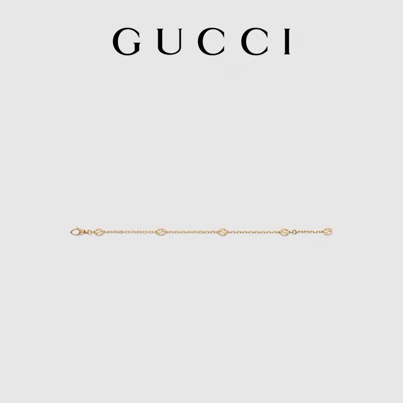 Gucci Gold Interlocking G Bracelet
