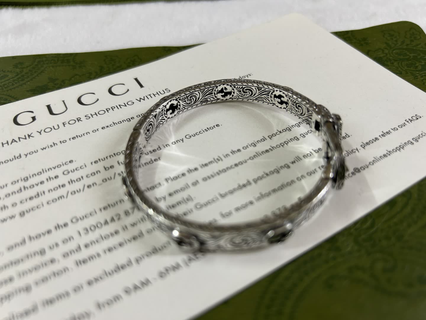 Gucci Silver Bracelet