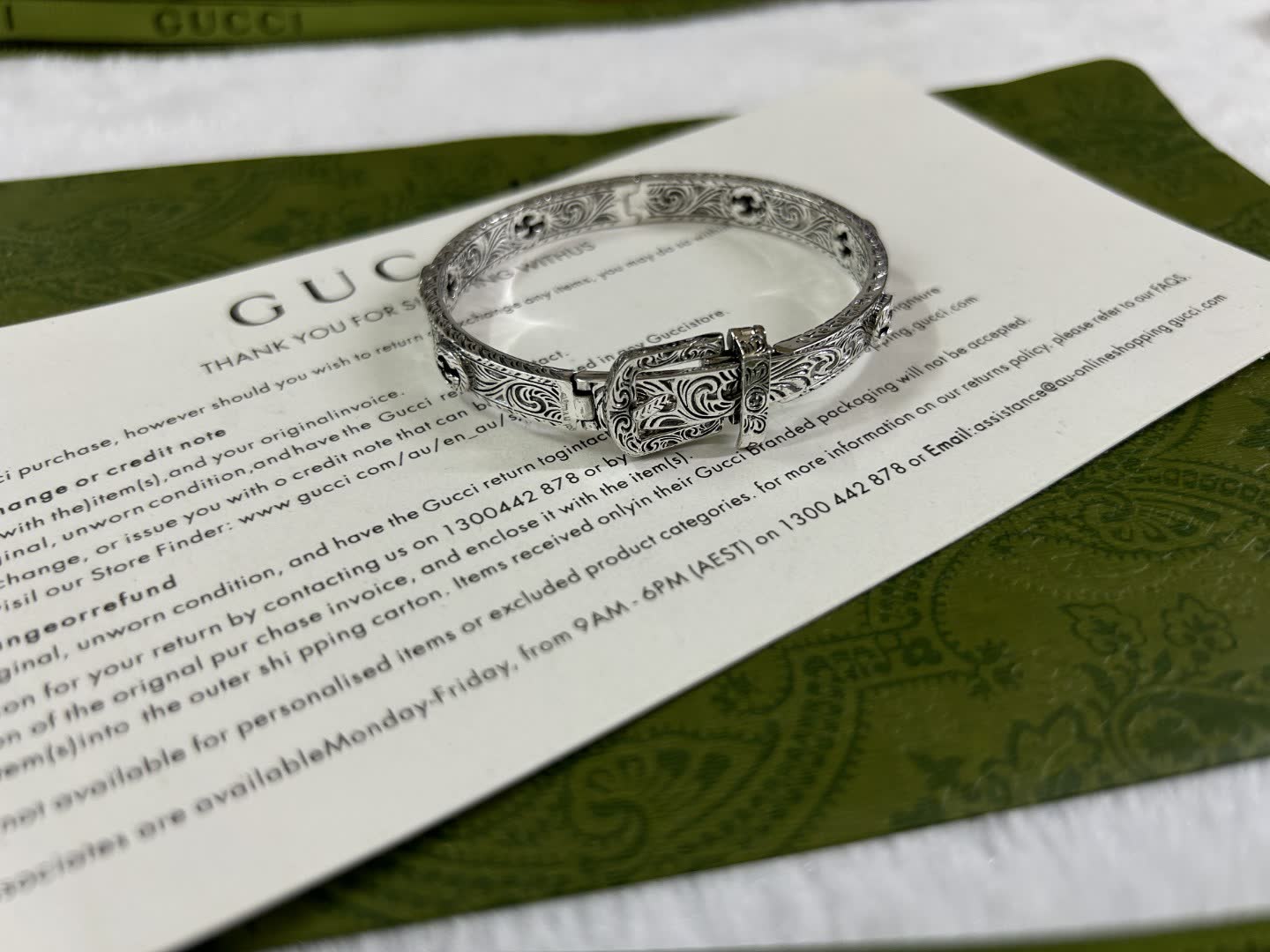Gucci Silver Bracelet