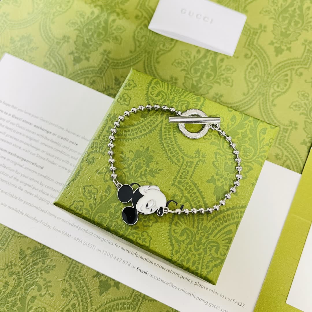 Gucci Mickey Mouse Charm Bracelet Gucci Mickey Mouse Charm Bracelet